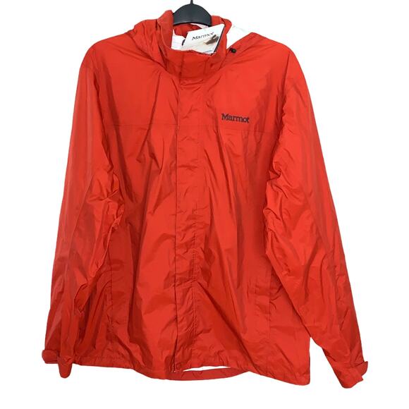 NWT Marmot PreCip Jacket Rain Waterproof Lightweight Rusted Orange Men XL - Picture 1 of 7